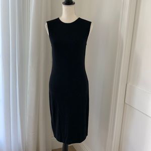 VINCE sleeveless crew neck dress